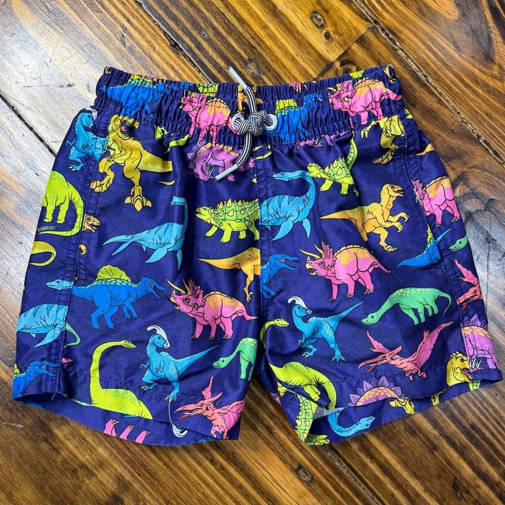 Boardies Dinosaur Swim Trunks Size 3/4